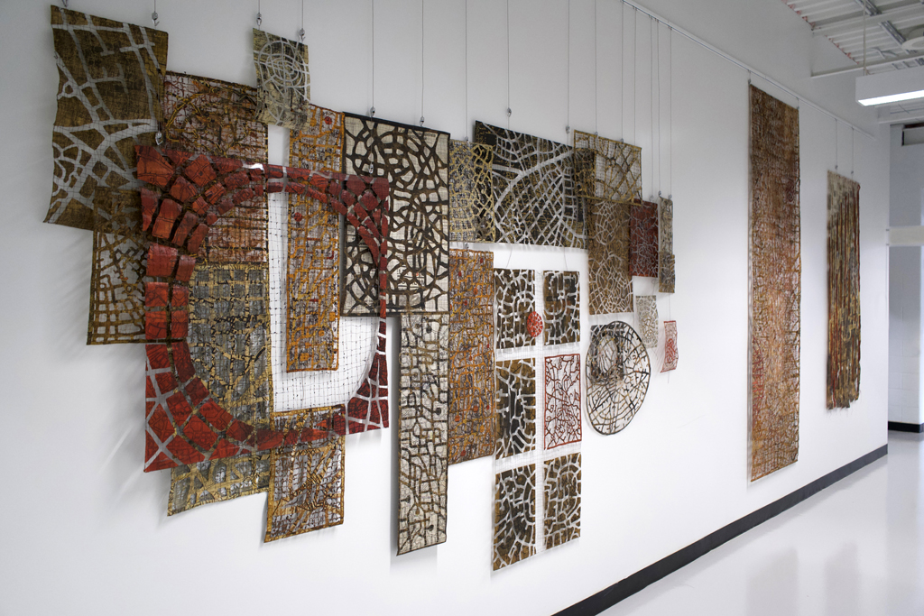 Installation view: Eszter Bornemisza, Solo Show, World of Threads Festival 2023-24.