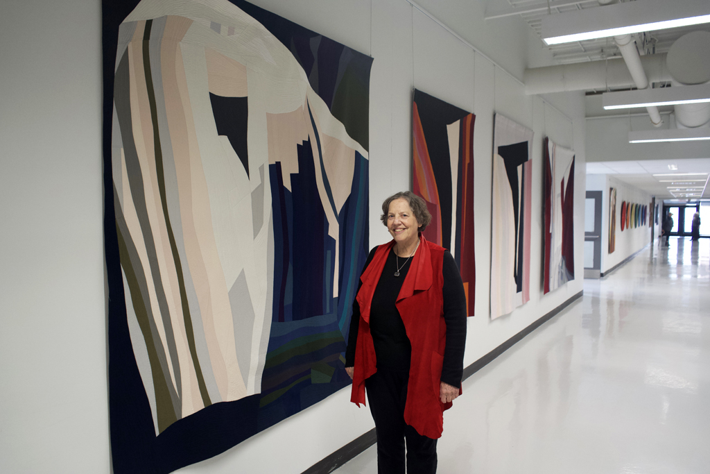 Artist: Roxanna Kantarjian, Solo Shows, at the opening of the World of Threads Festival 2023-24.