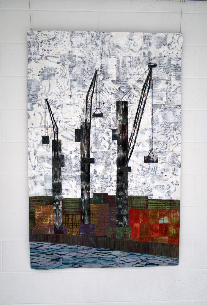 Susan Purney-Mark, Waiting to Load, Solo Show, World of Threads 2023-24.