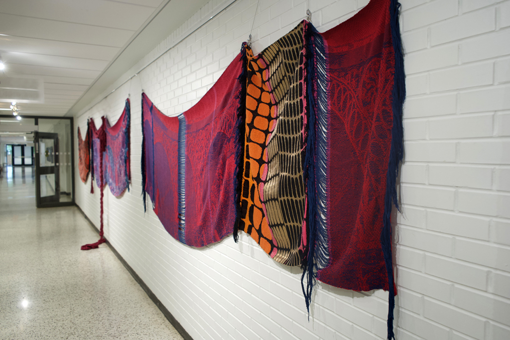 Installation view: C. Pazia Mannella, Solo Show, World of Threads Festival 2023-24.