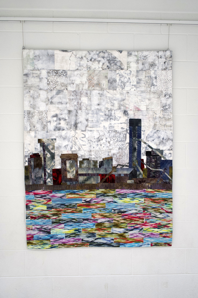 Susan Purney-Mark, The Salmon are Gone, Solo Show, World of Threads 2023-24.