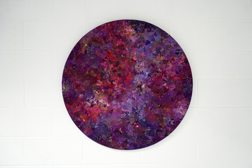 Helena Scheffer, Purple Rain, Solo Show, World of Threads Festival 2023-24.