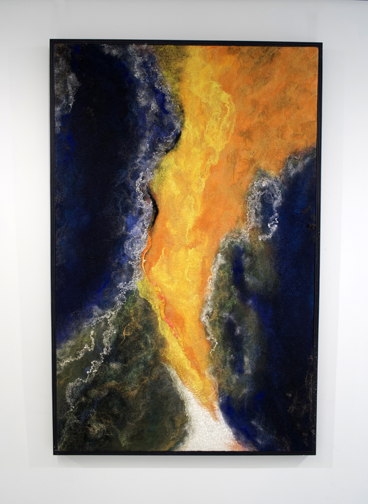 Svetlana Turov, Hawaii, Mesmerizing Lava, Solo Show, World of Threads Festival 2023-24.