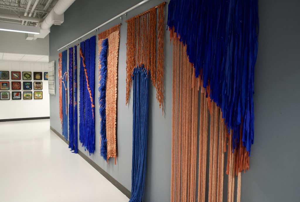 Installation view: Jen Arron, Solo Show, World of Threads Festival 2023-24.