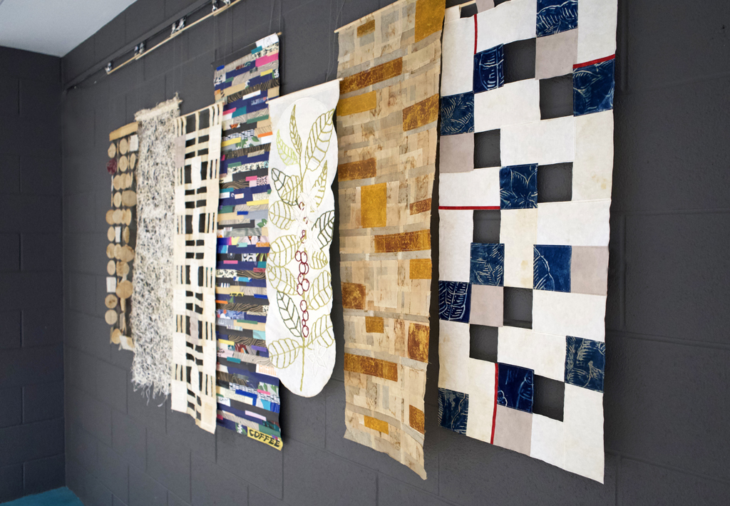 Installation view: Jennifer Coghill, Solo Show, World of Threads Festival 2023-24.