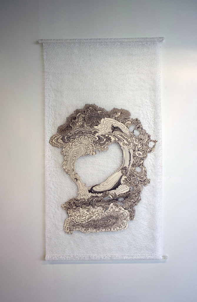 Szilvia Revesz, Ethereal Landscape series 6, Solo Show, World of Threads Festival 2023-24.