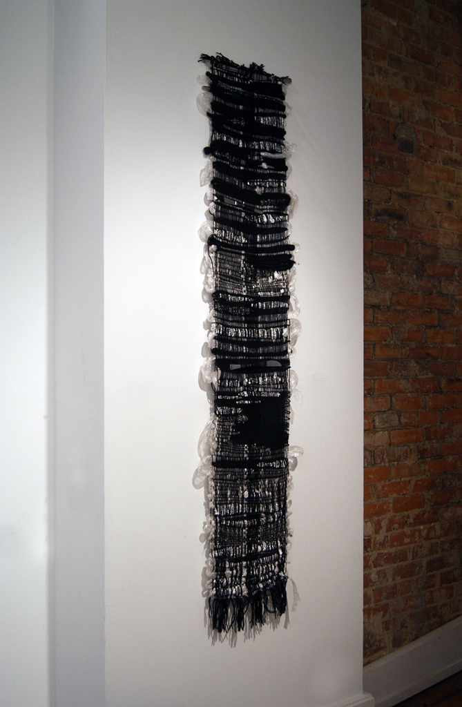 Artwork by Britta Fluevog, Where Were You When Amy Winehouse Died? exhibition, World of Threads Festival 2012.