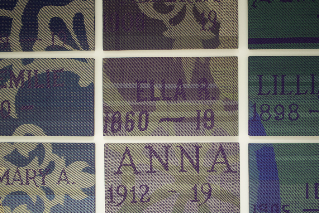 Deborah Silver, Unfinished Business in Dreamland, detail, Solo Show, World of Threads Festival 2023-24.