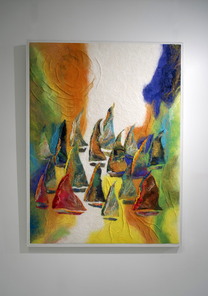 Svetlana Turov, Glowing Sun, Solo Show, World of Threads Festival 2023-24.