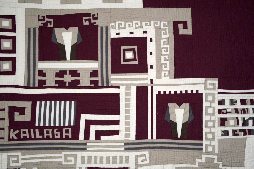 Deb Cashatt, Kailasa, detaiI, Solo Show, World of Threads Festival 2023-24.