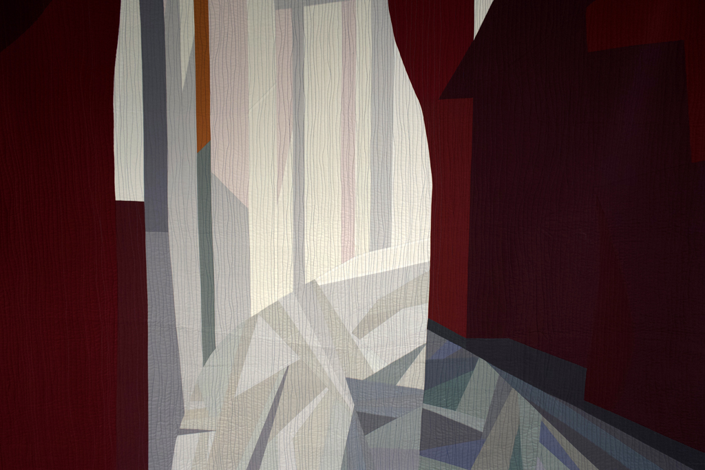 Roxanna Kantarjian, Mysterious Veil II, detail, Solo Show, World of Threads Festival 2023-24.