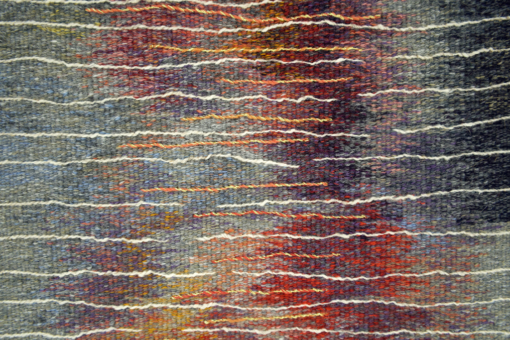 Anna Kocherovsky, The Fox and the Forest, detail, Solo Show, World of Threads Festival 2023-24.