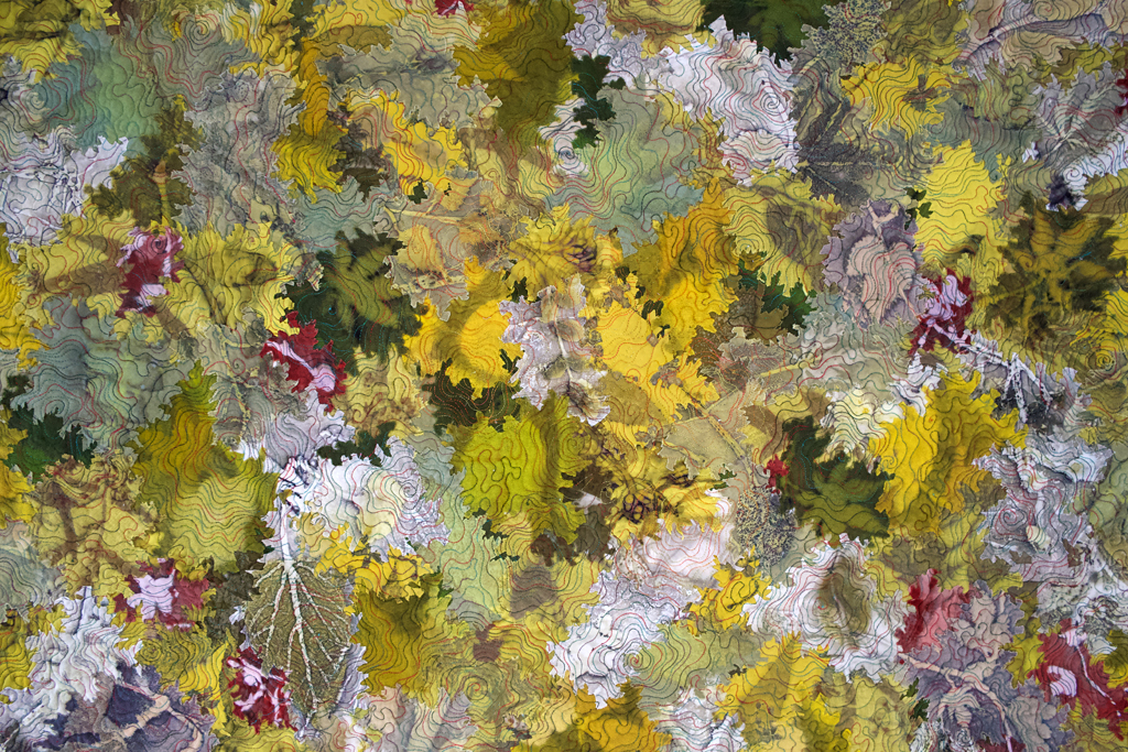 Maya Chaimovich, Wild Tulip, detail, Solo Show, World of Threads Festival 2023-24.