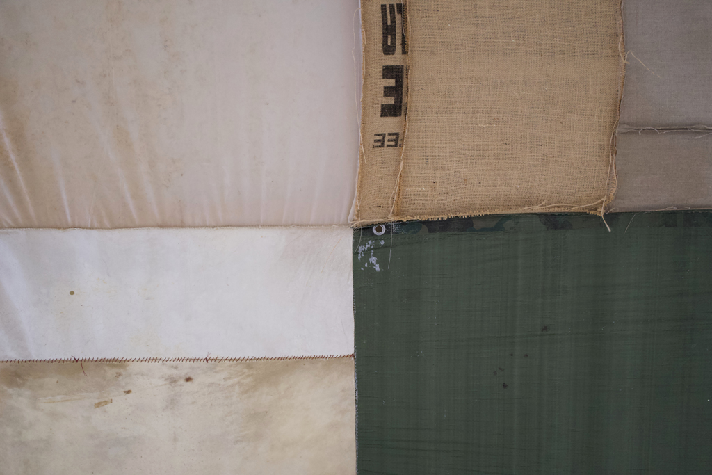 BR Goldstein, Current Conditions series, detail, Solo Show, World of Threads Festival 2023-24.