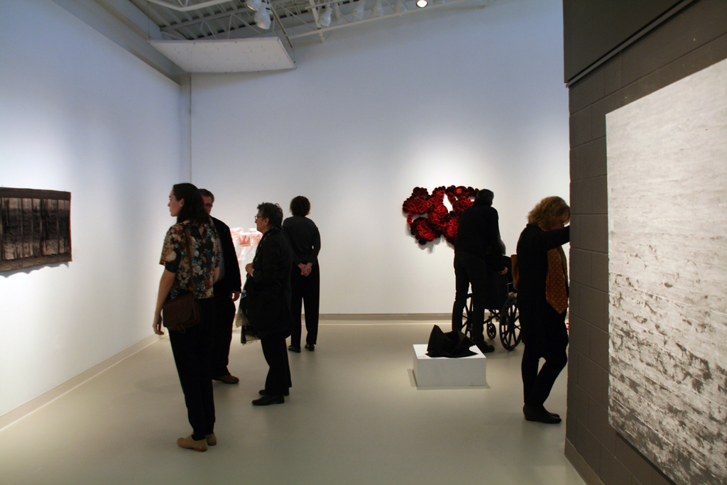 Guests at the opening of the World of Threads Festival 2014.