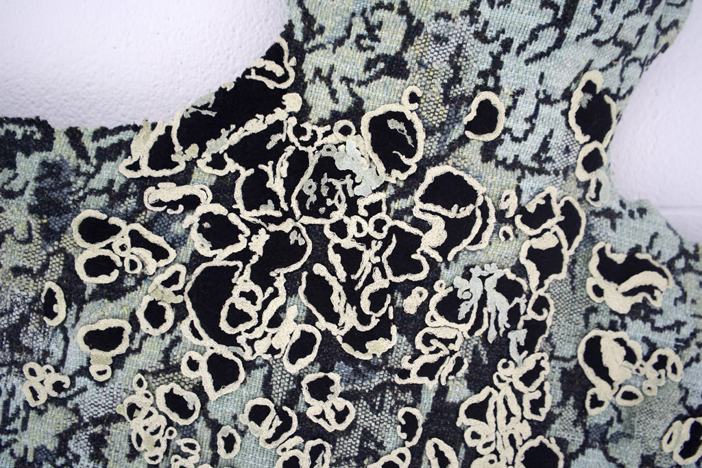 George-Ann Bowers, Spring Dance, detail, Solo Show, World of Threads Festival 2023-24.