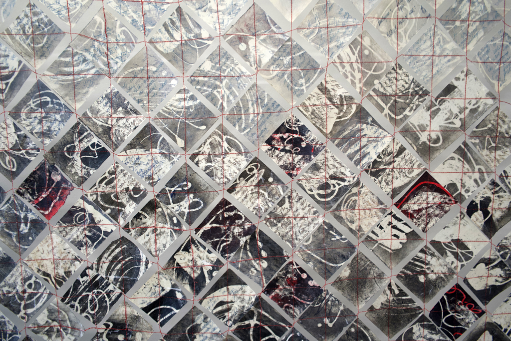 Loretta Faveri, Let it Be, detail, Solo Show, World of Threads Festival 2023-24.