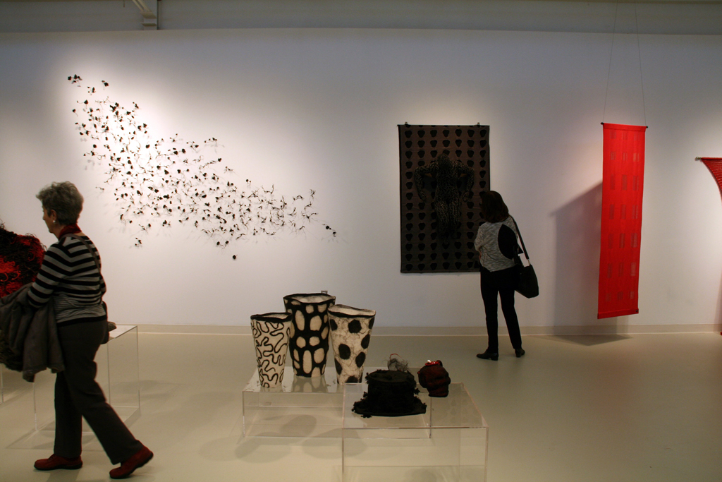 Guests at the opening of the World of Threads Festival 2014.