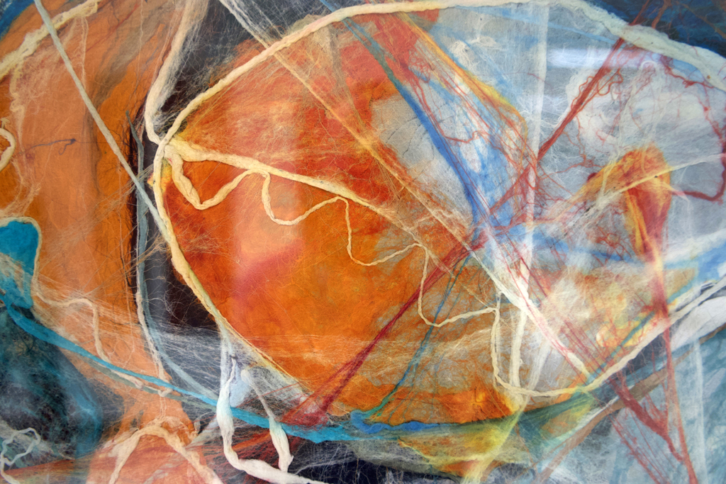 Tea Okropiridze, Rendition, detail, Solo Show, World of Threads Festival 2023-24.