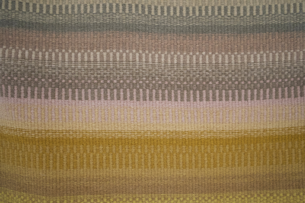 Tuija Hansen, Raanu, detail, Solo Show, World of Threads Festival 2023-24.