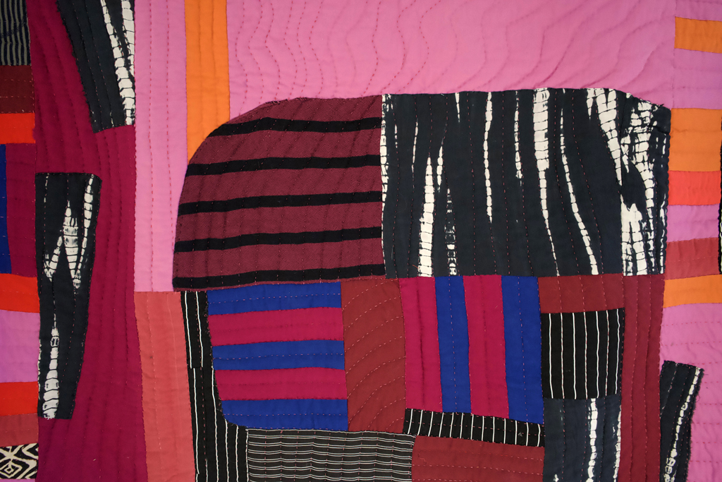 Margaret Glew, Untitled, detail, Solo Show, World of Threads Festival 2023-24.