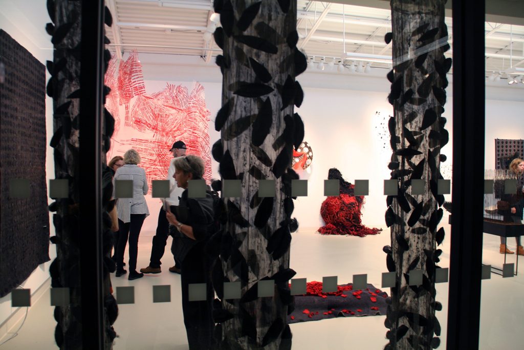 Guests at the opening of the World of Threads Festival 2014.