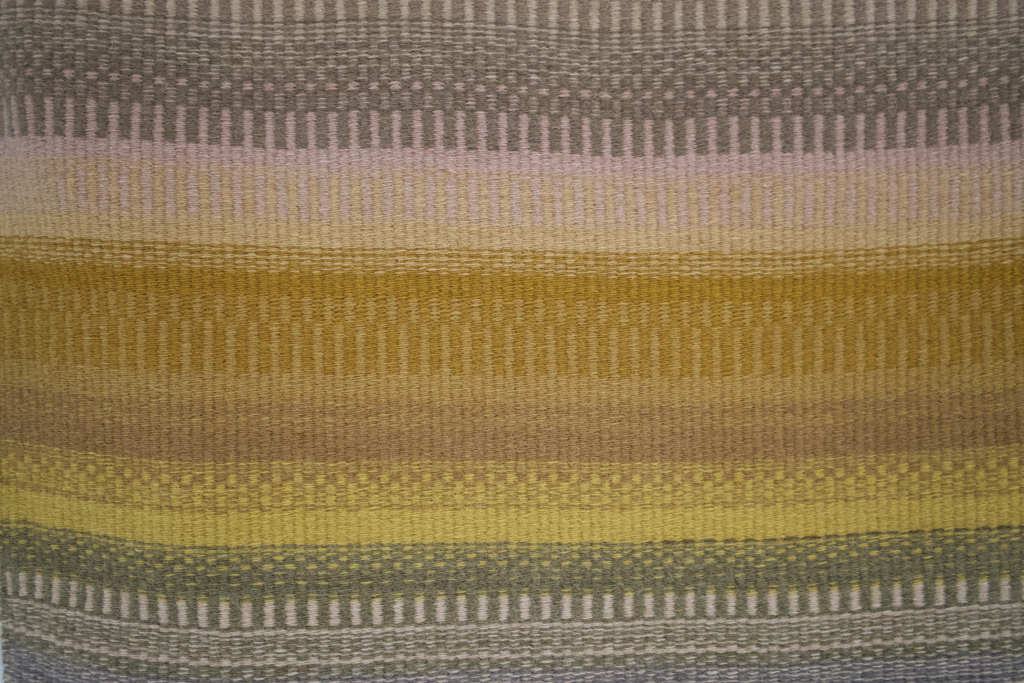 Tuija Hansen, Raanu, detail, Solo Show, World of Threads Festival 2023-24.