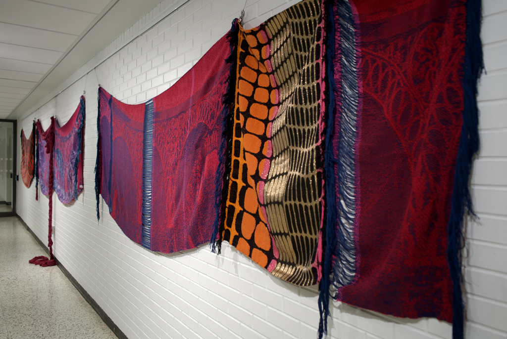 C. Pazia Mannella, Glitters is Gold Fencing, Solo Show, World of Threads Festival 2023-24.