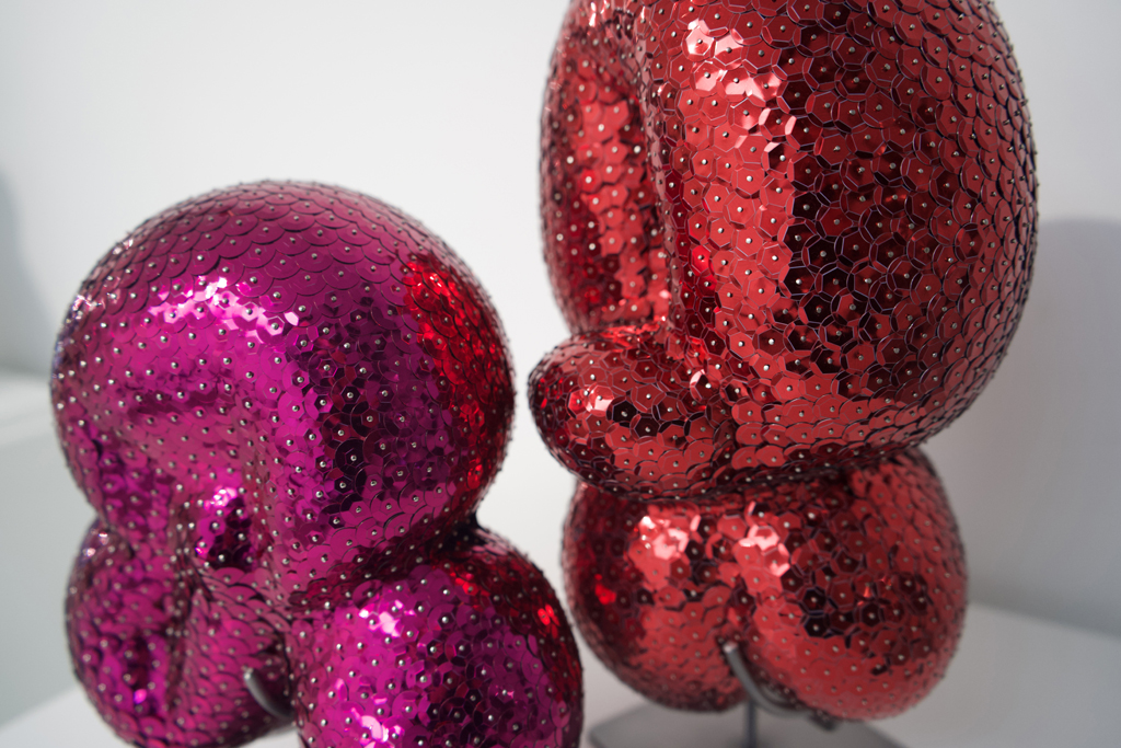 Sam Mogelonsky, Red Pink, detail, Solo Show, World of Threads Festival 2023-24.