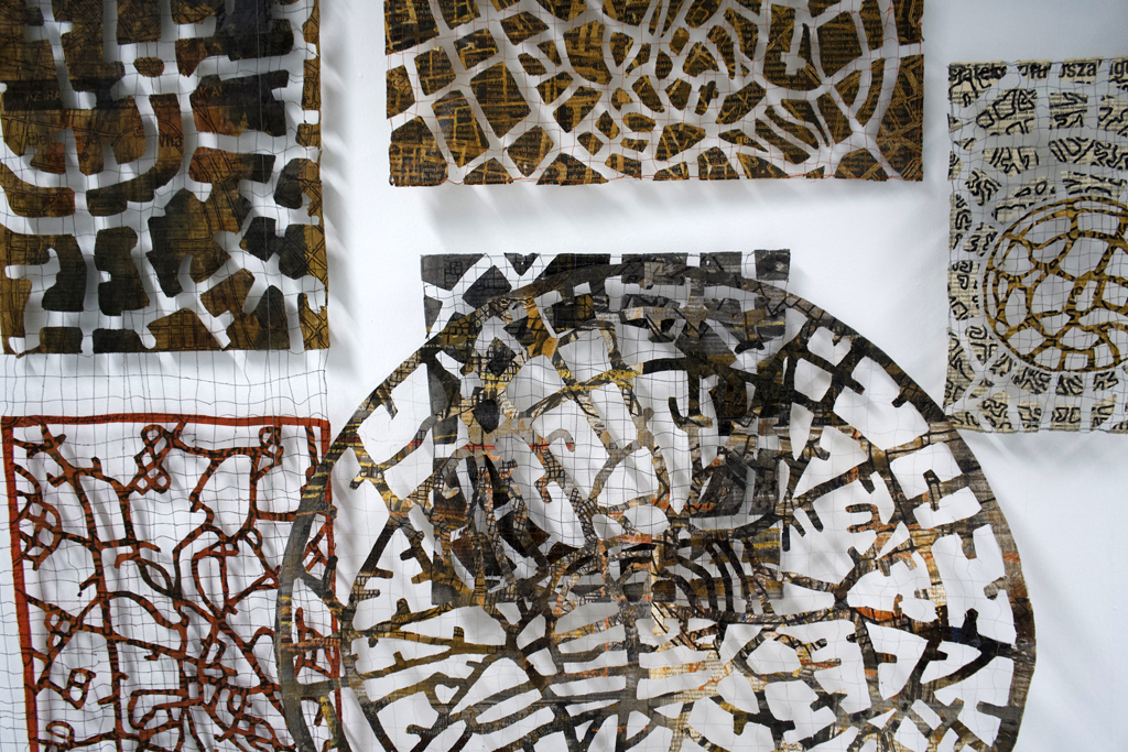 Eszter Bornemisza, Here and Nowhere, detail, Solo Show, World of Threads Festival 2023-24.