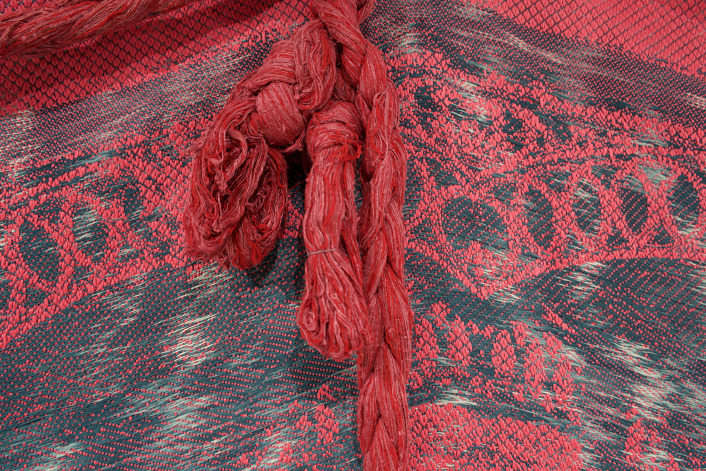 C. Pazia Mannella, Rose Pavilion, detail, Solo Show, World of Threads Festival 2023-24.