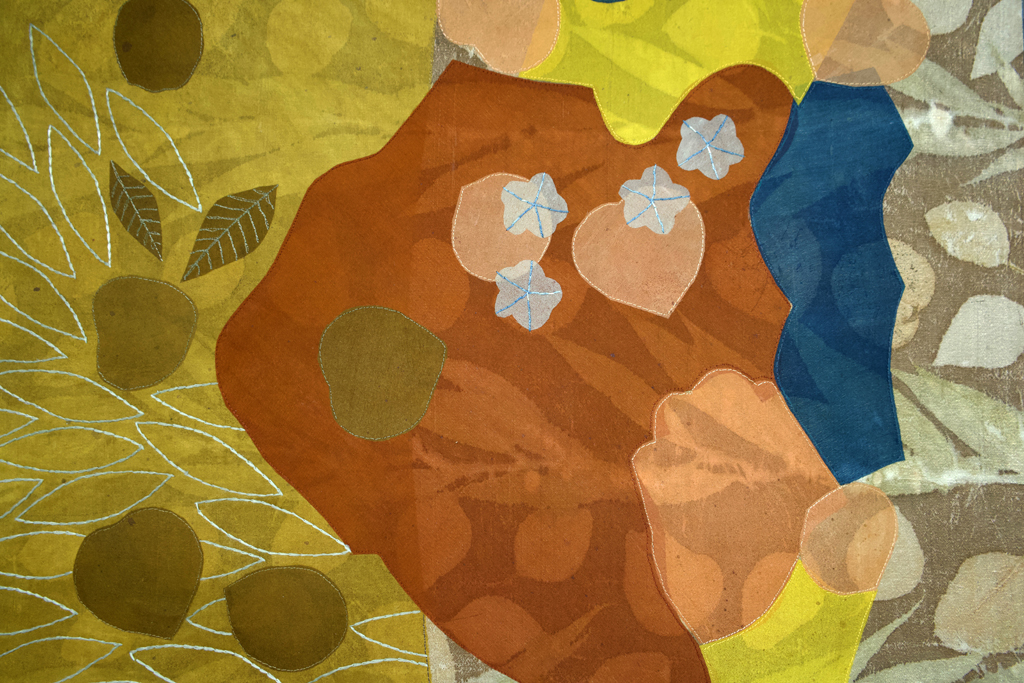 Marta Mouka, In the Moonlight, detail, Solo Show, World of Threads Festival 2023-24.