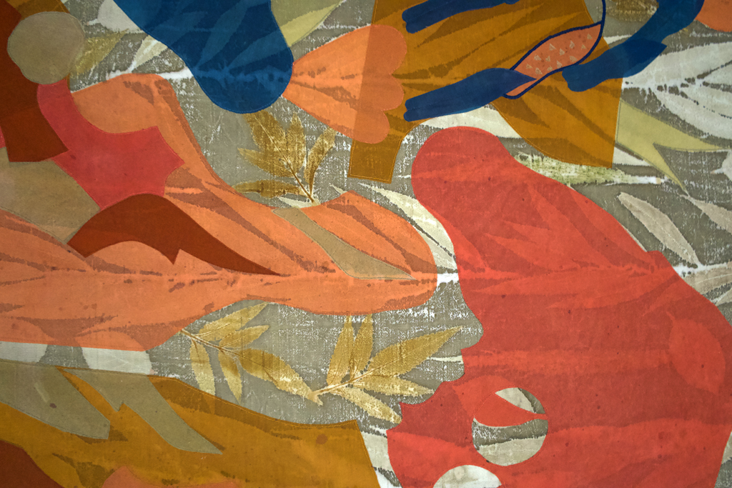 Marta Mouka, Maelstrom, detail, Solo Show, World of Threads Festival 2023-24.