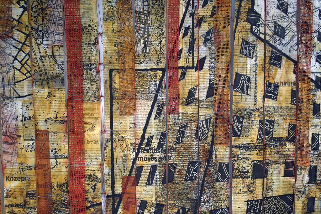 Eszter Bornemisza, Deserted, detail, Solo Show, World of Threads Festival 2023-24.