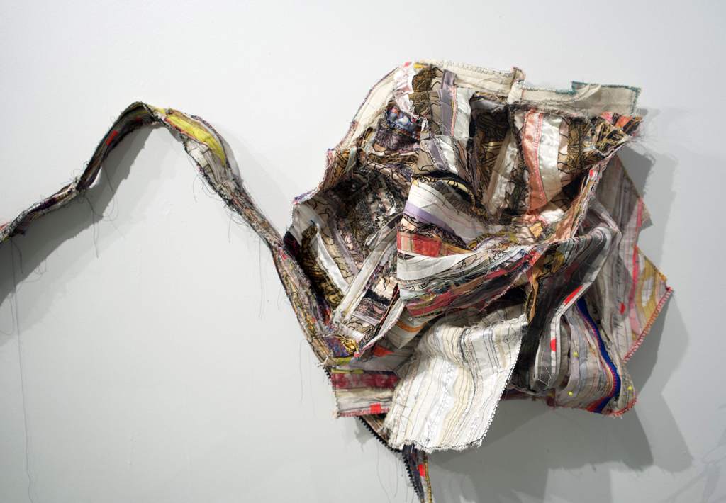 Margery Amdur, Underpinning, Solo Show, World of Threads Festival 2023-24.