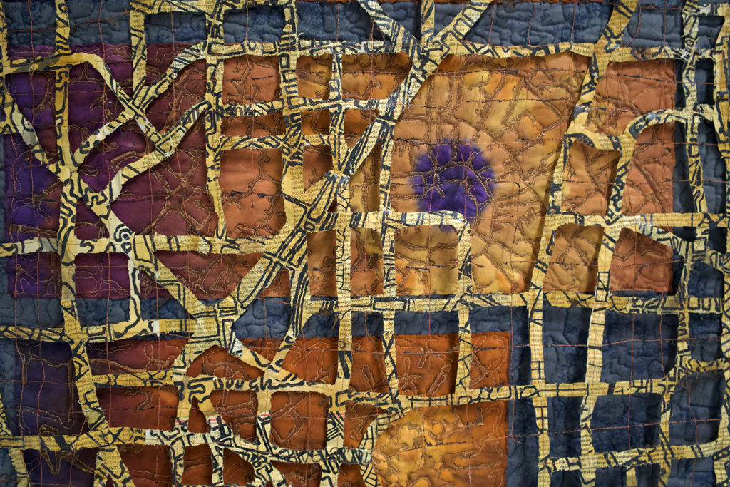 Eszter Bornemisza, Entangled, detail, Solo Show, World of Threads Festival 2023-24.