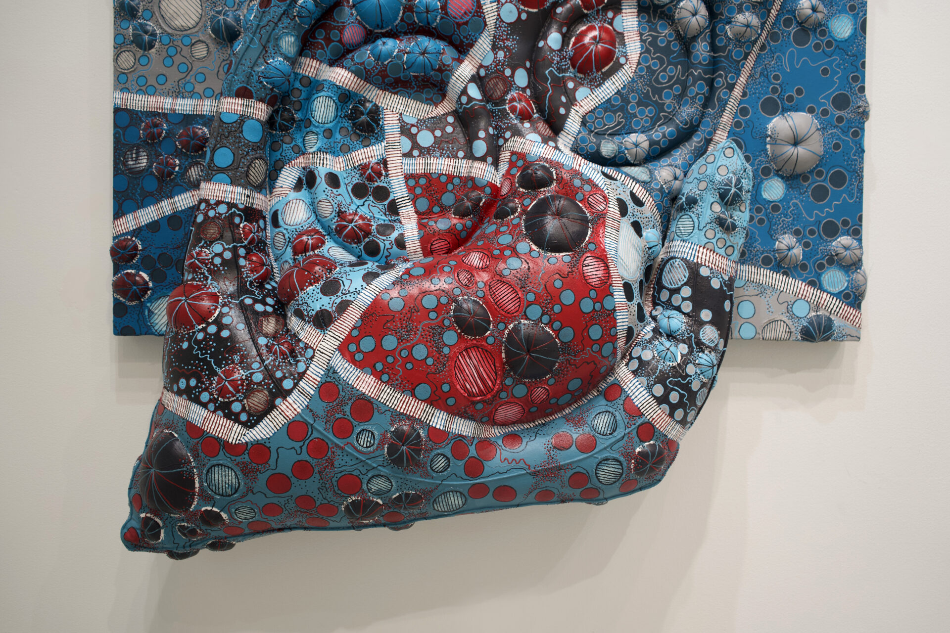 Midwest, detail, Gretchen Jankowski, Amorphous, World of Threads Festival 2023-24.