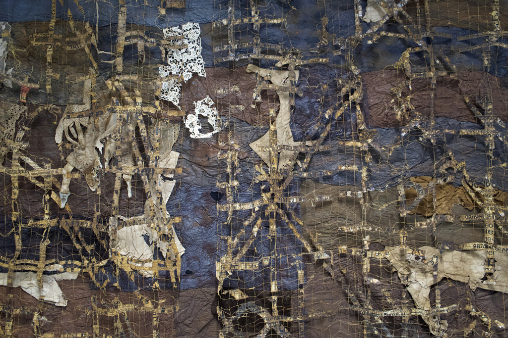 Eszter Bornemisza, detail, Solo Show, World of Threads Festival 2023-24.