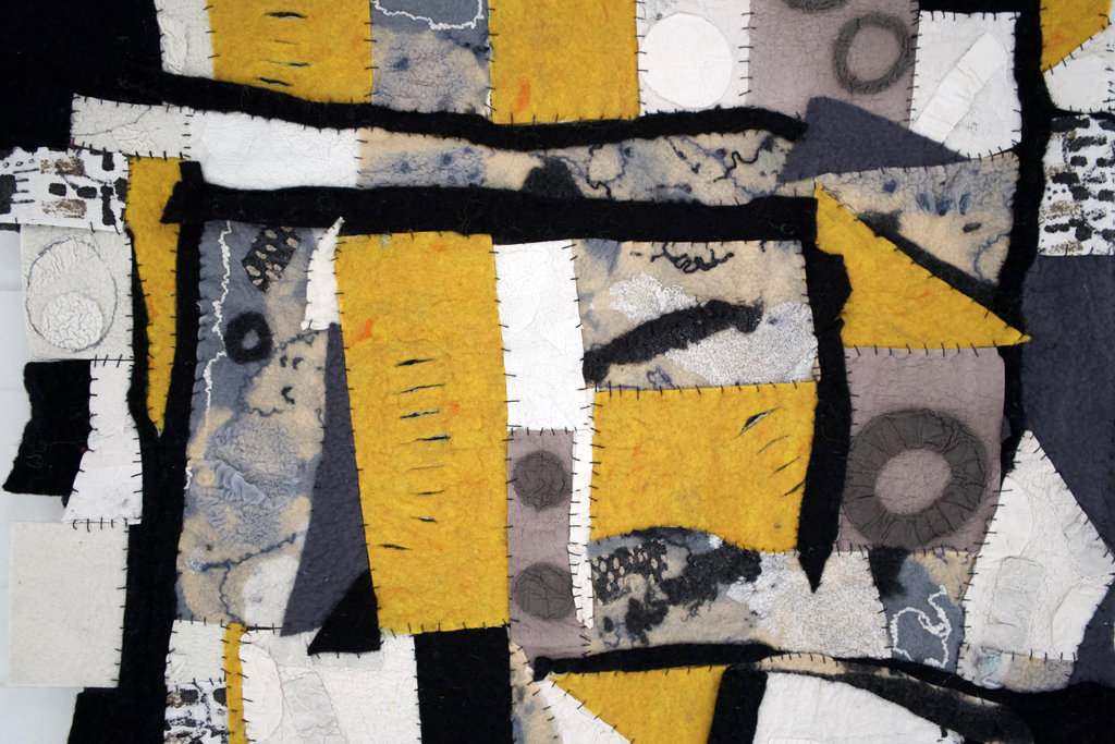 Denise Kooperman, Air, detail, Solo Show, World of Threads Festival 2023-24.