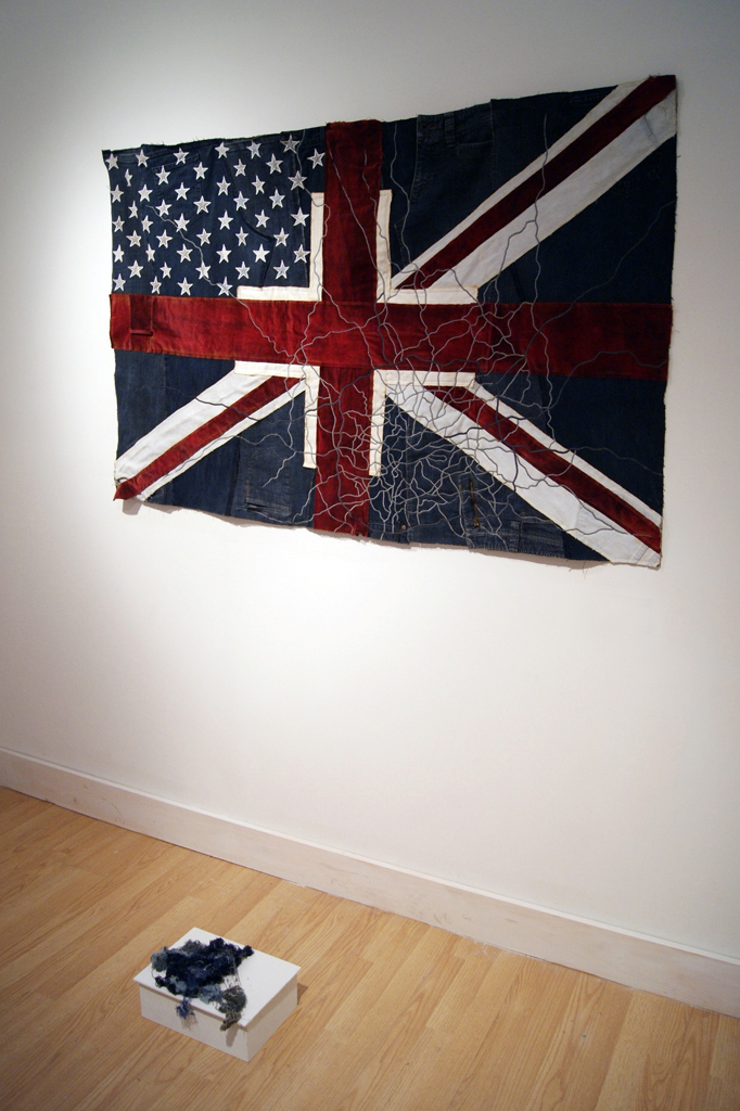 Artwork by Jennifer Hirschmann, Where Were You When Amy Winehouse Died? exhibition, World of Threads Festival 2012.