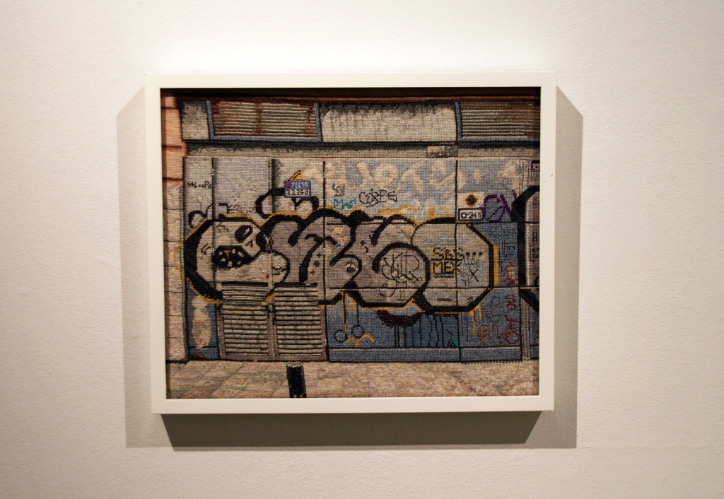 Jacquelyn Royal, Barcelona 1A, Strung out and Undone exhibition, World of Threads Festival 2014.