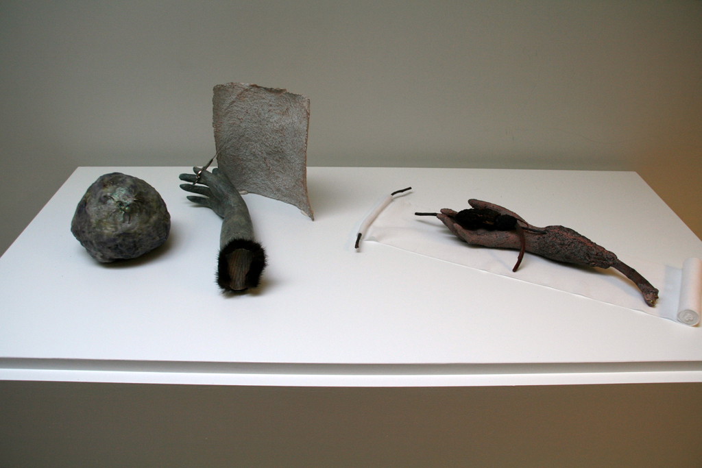 Installation view: Connie Chapel, Solo Show, World of Threads Festival 2014.