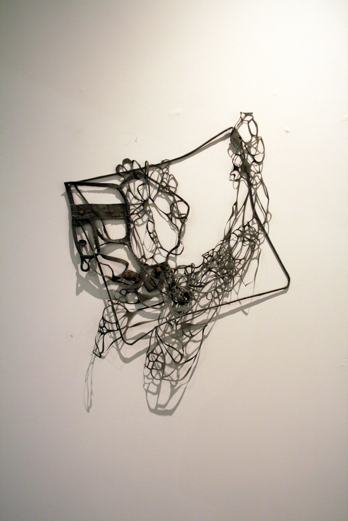 Susan Avishai, He's Come Undone 3, Strung out and Undone exhibition, World of Threads Festival 2014.