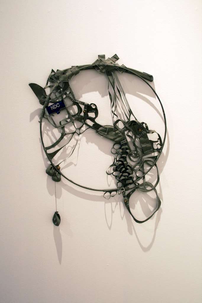 Susan Avishai, He's Come Undone 1, Strung out and Undone exhibition, World of Threads Festival 2014.