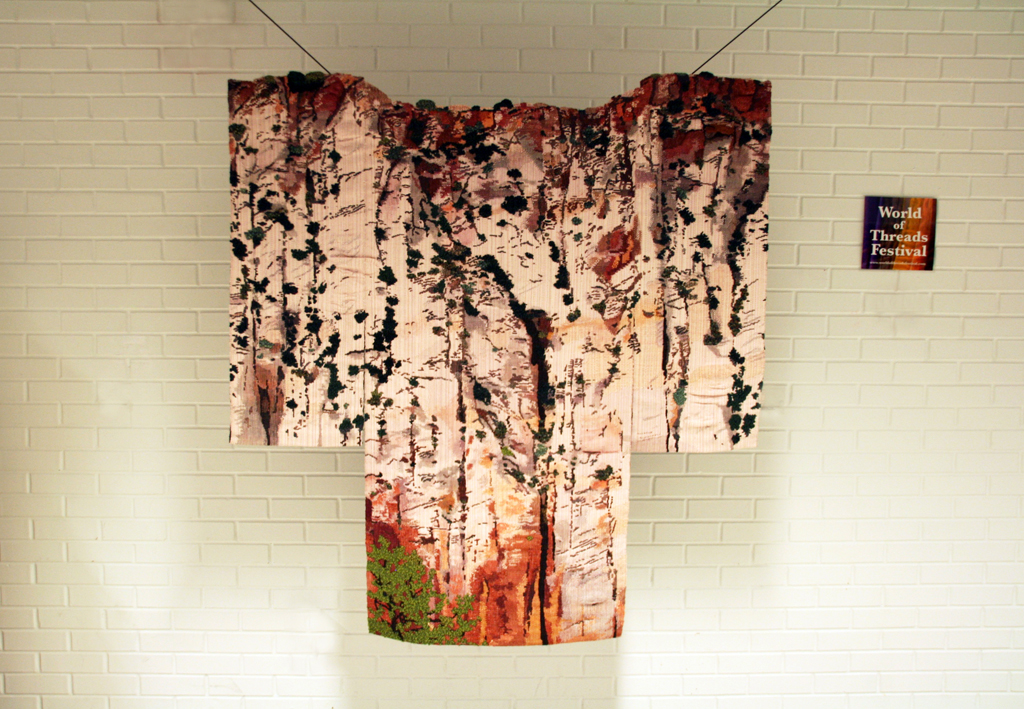 George-Ann Bowers, Over the Edge, Solo Shows Cat Walk, World of Threads Festival 2014.