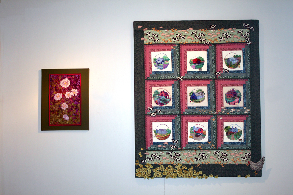 Jane Coryell, EIEIO, Threads That Bind exhibition, World of Threads Festival 2009.