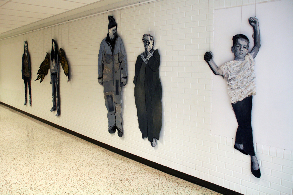 Installation view: James Arendt, Installations, World of Threads Festival 2014.