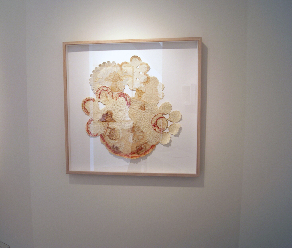 Pam Lobb, Interlace, deconstruct, the spaces in between exhibition, World of Threads Festival 2012.