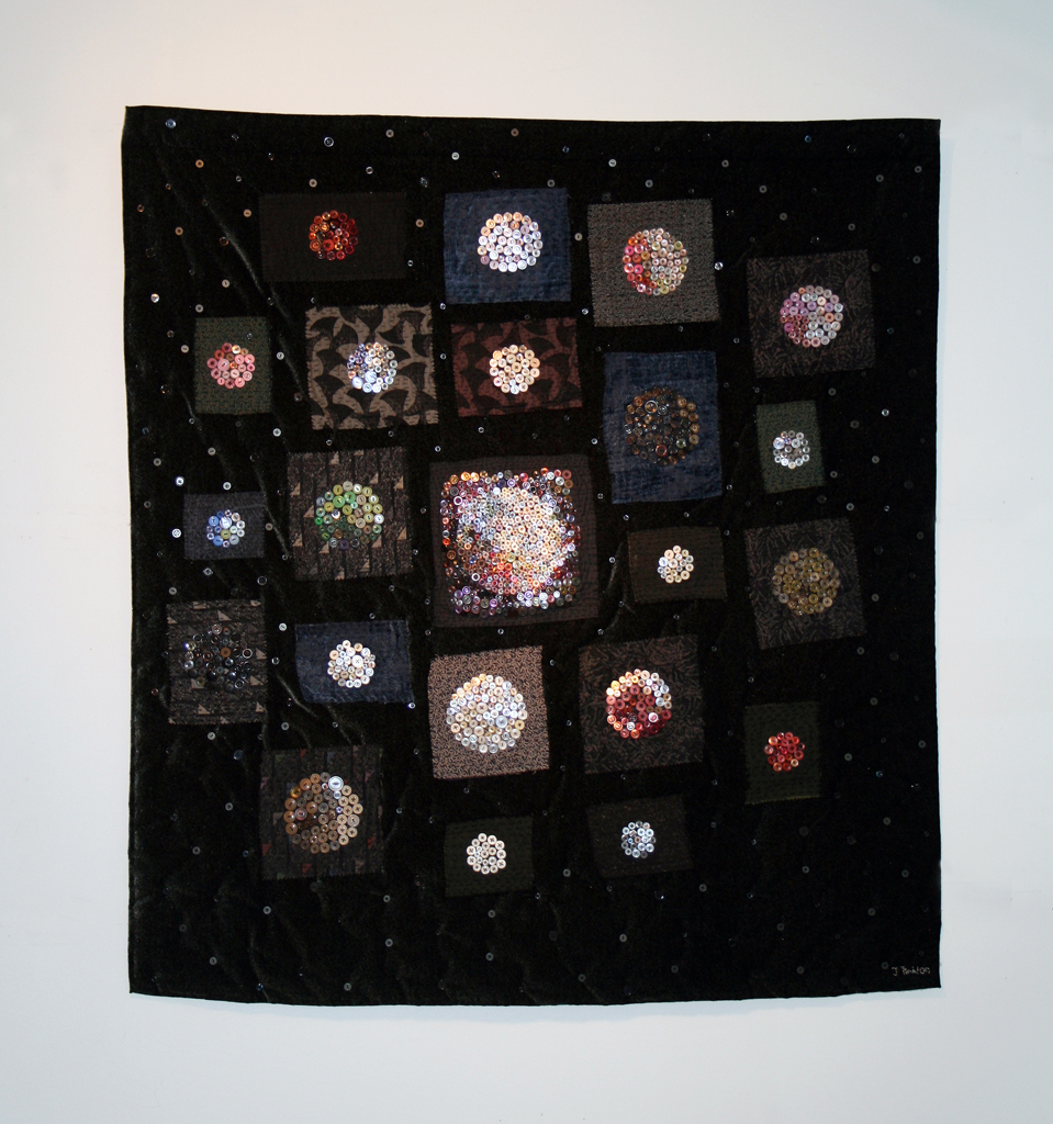 Judith Tinkl, Celestial Bodies, Threads That Bind exhibition, World of Threads Festival 2009.