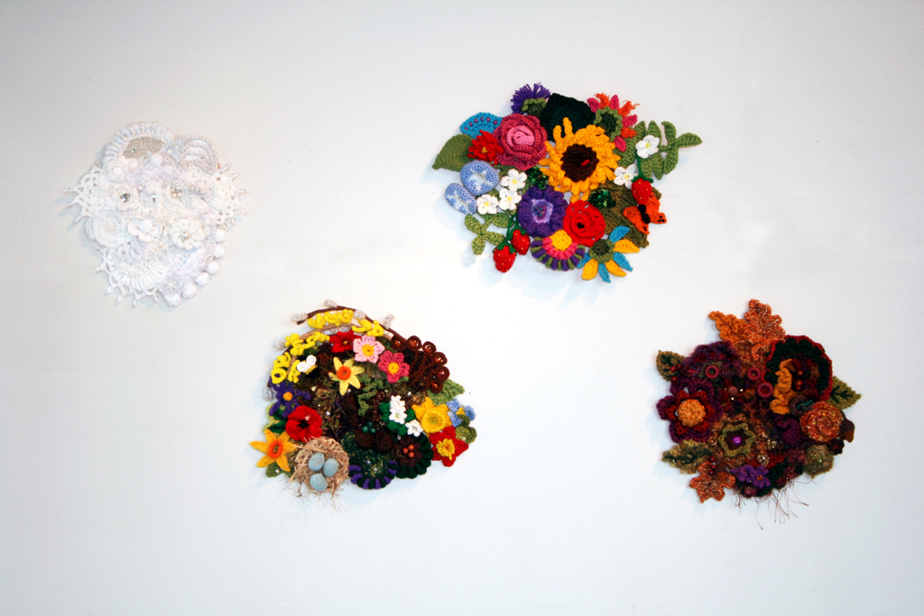 Cathy Shaugnessy, The Four Seasons, Threads That Bind exhibition, World of Threads Festival 2009.